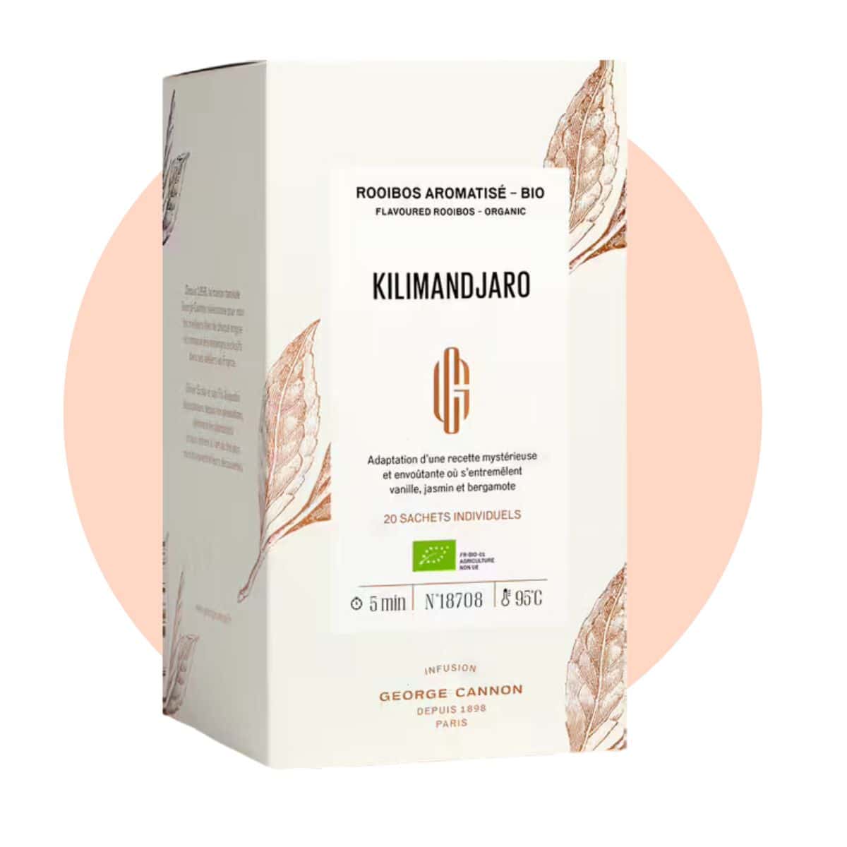 KILIMANDJARO - INFUSION AROMATISÉ BIO - BOÎTE SACHETS 20